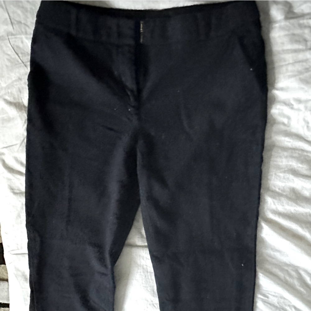 Kate Spade Navy Dress Pants with a Black Strip on Side | Size 14